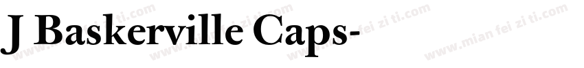 J Baskerville Caps字体转换